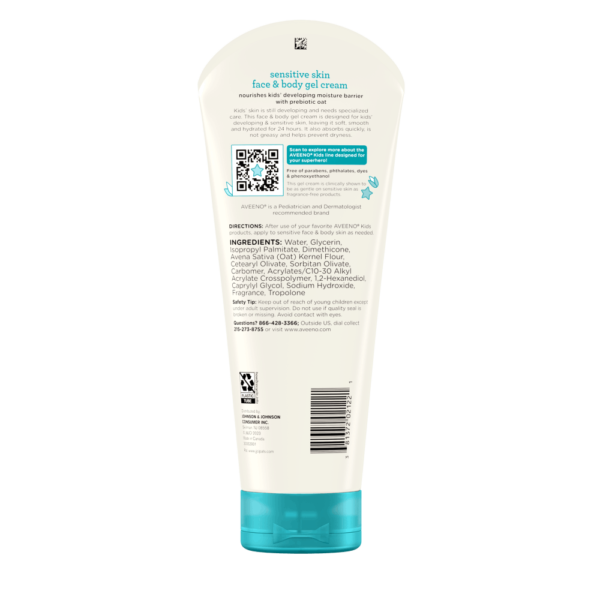 Body Gel Cream for Sensitive Skin