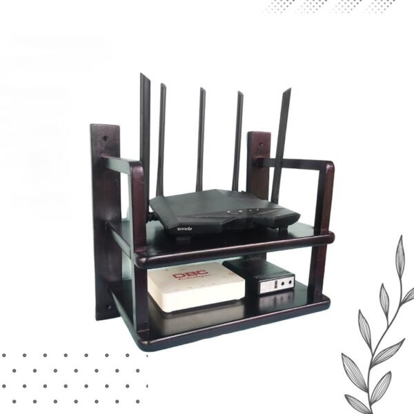 wooden Wifi Router stand