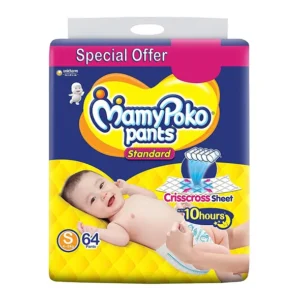 Baby Diaper Pants (4-8Kg) 64pcs