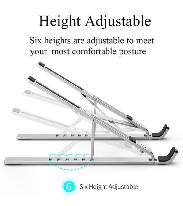 Ergonomic Aluminum Alloy Adjustable Fold-able Stand