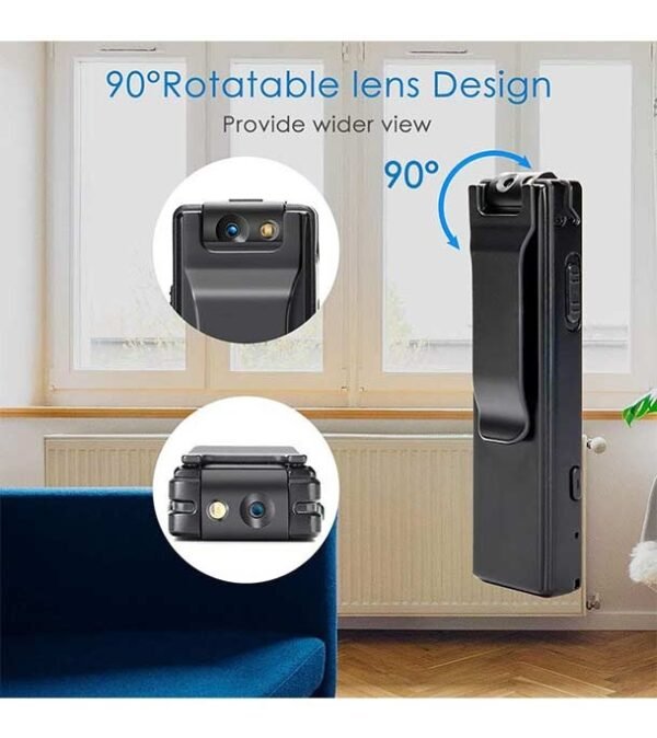 1080p 5MP, 110° Viewing Area Body Camera Portable Device