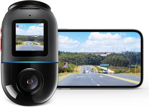 Rotating, Bulit-in 128GB eMMC Storage, Time-Lapse Recording,Built-in GPS, App Control