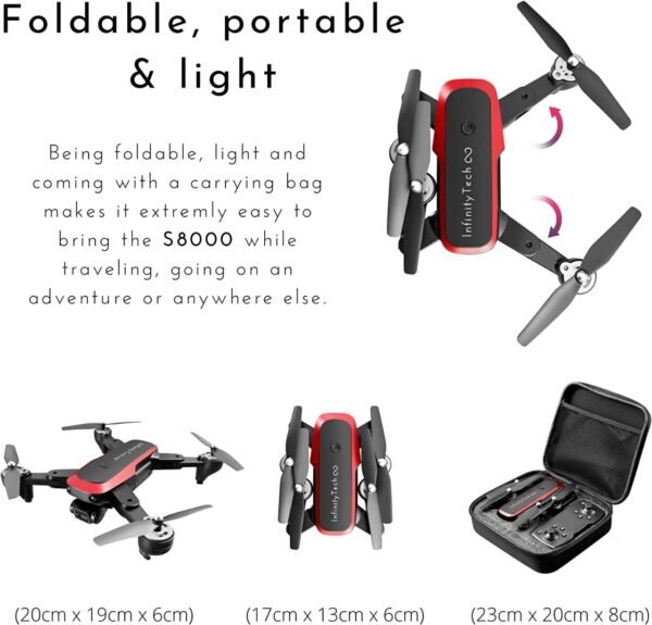 Drone 2.0MP Wide-Angle Camera for Toys Gifts