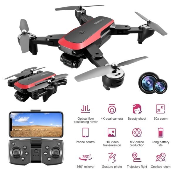 foldable RC Drone 2.0MP Wide-Angle Camera for Toys Gifts