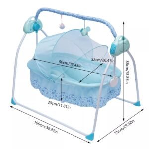 SmartCare Baby Cradle /Bed 4 in 1 with remote Control