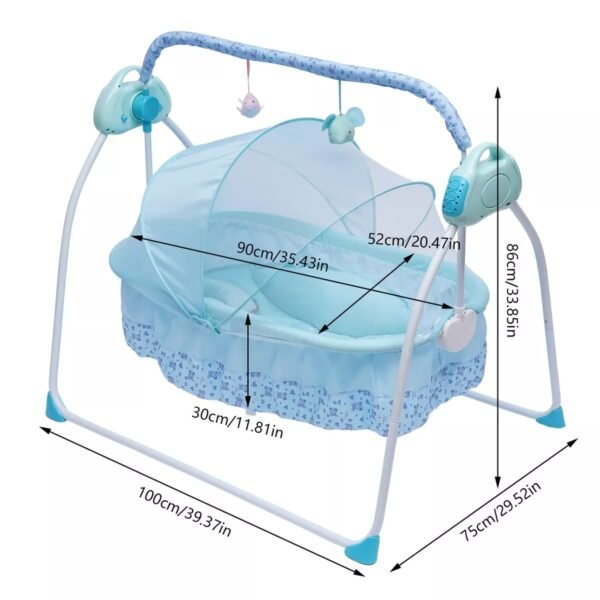 SmartCare Baby Cradle /Bed 4 in 1 with remote Control