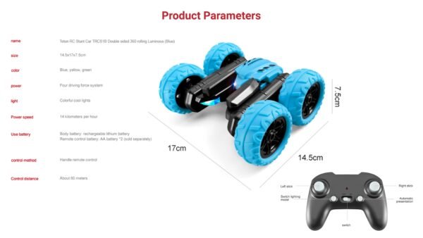 Car – 4W 24Ghz Double Side 360° Holy Rc Cars