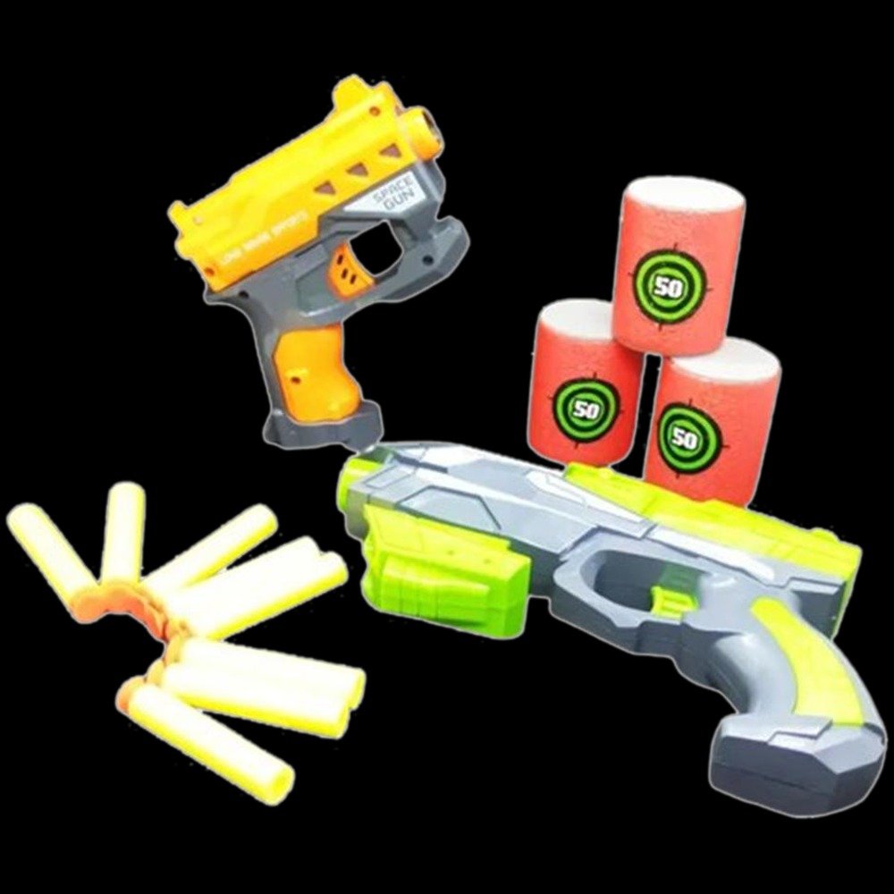 Plastic Soft Bullet Blaster Space Toy