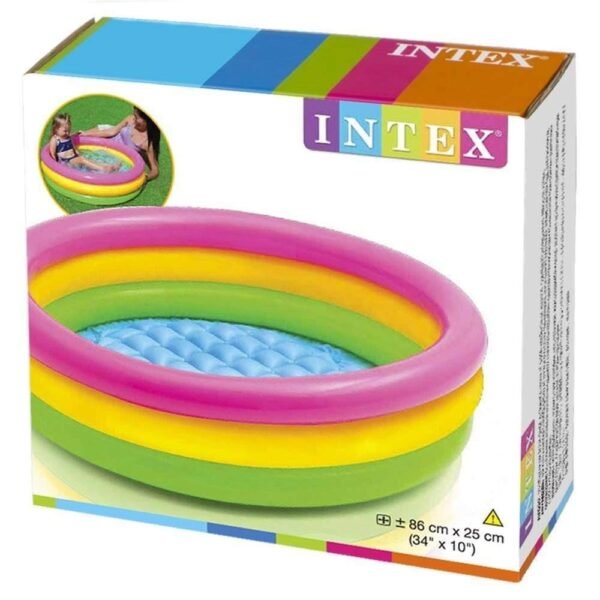 Intex Sunset Glow Baby Pool 3 Air Chamber - Image 2
