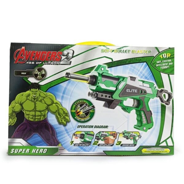 Super Hero Plastic Soft Blaster Toy Gun