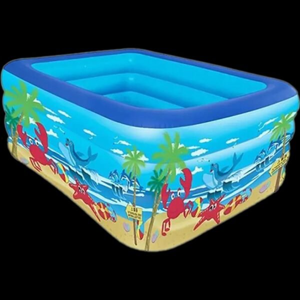 Set Inflatable Swimming Pool with Free Pumper