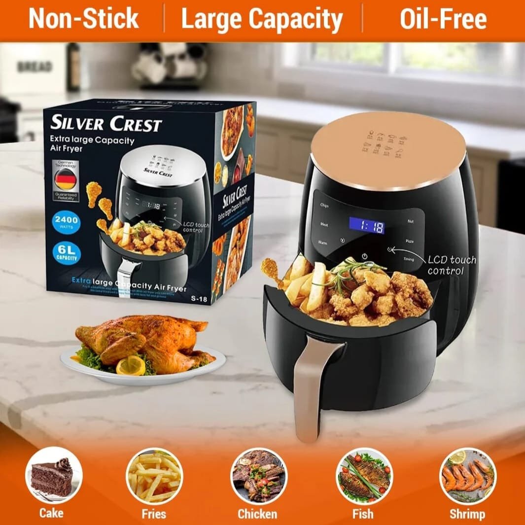 Screen Without Oil Automatic Shut-Off Air Fryer