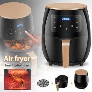 Silver Crest 6 Liter Touch Screen Without Oil Automatic Shut-Off Air Fryer