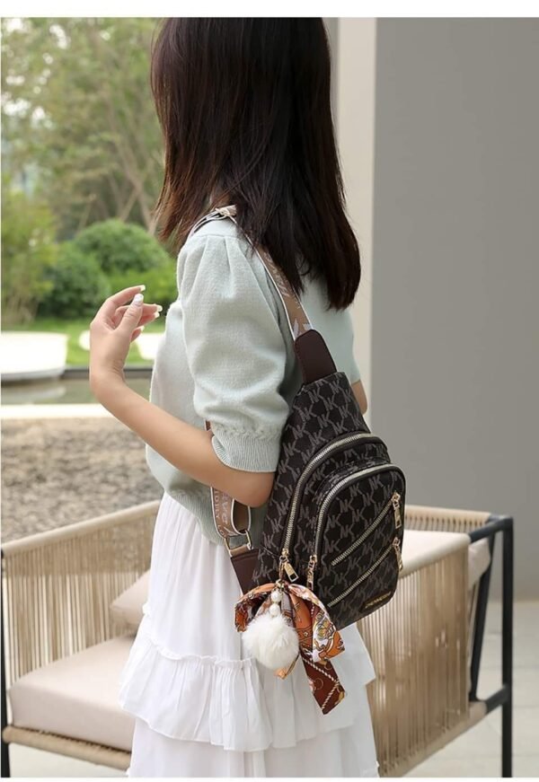 Leather Body Chest Bag Travel Bag